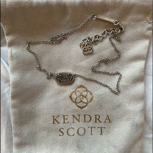 Kendra Scott silver pendant necklace